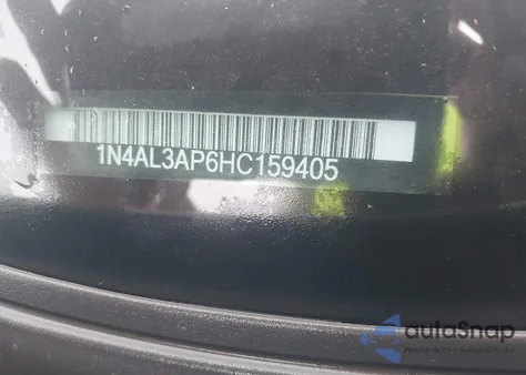 2017 Nissan Altima 2.5/S/Sv/Sl/Sr from USA, damaged, VIN 1N4AL3AP6HC159405